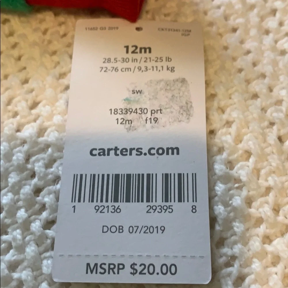 NWT! Carter’s Dinosaur 🦕 Christmas pajamas